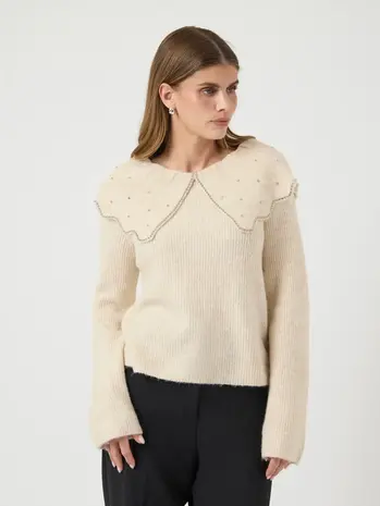Y.A.S Charma Knit Pullover – Birch Y.A.S Charma Knit Pullover – Birch