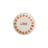 Rice Ceramic Cake Plate - LOVE Rice Ceramic Cake Plate - LOVE