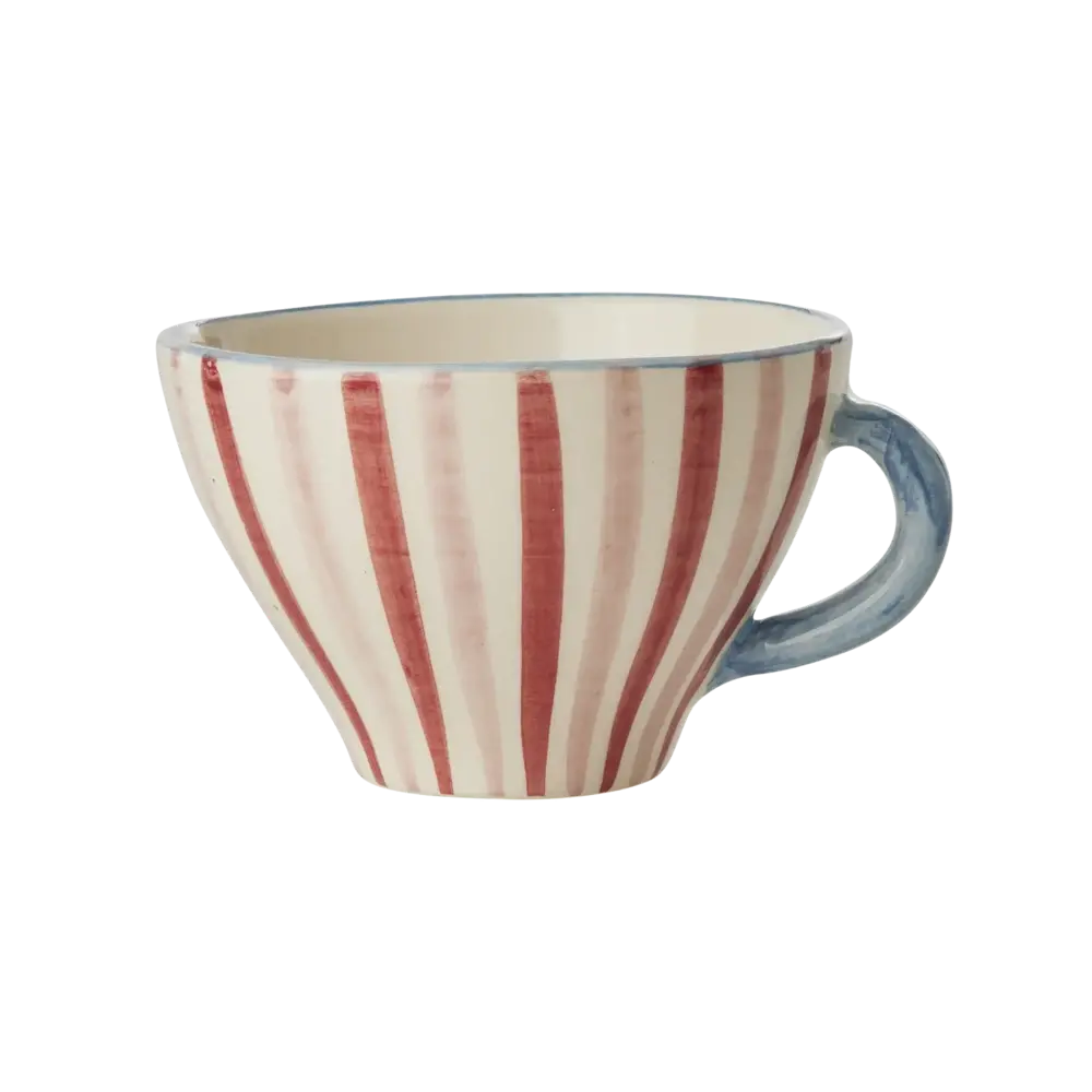 Rice Ceramic Tea Cup - Stripes (150 ml) Rice Ceramic Tea Cup - Stripes (150 ml)