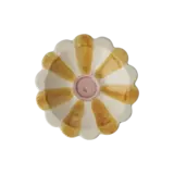 Rice Ceramic Flower Dipping Bowl - Yellow Rice Ceramic Flower Dipping Bowl - Yellow