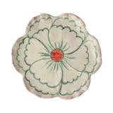 Rice Ceramic Flower Shaped Side Plate - Pink Rice Ceramic Flower Shaped Side Plate - Pink