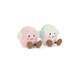 Jellycat Amuseables Toastie Pink and White Marshmallows Jellycat Amuseables Toastie Pink and White Marshmallows