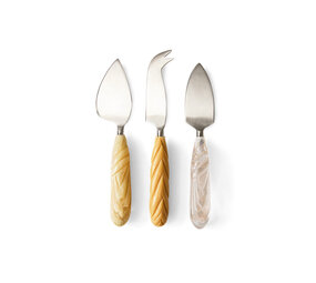 HK Living Cheese knives - Cream