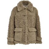 Peppercorn Wendy Faux Fur Jacket – Spray Green