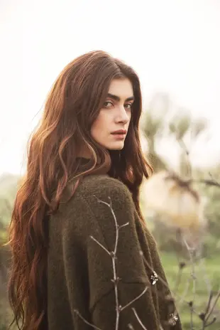 Summum Woman Embellished sweater cozy melange knit - Darkcamo