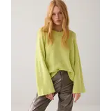 Summum Woman Oversized sweater stretchy wool alpaca blend knit - Mistylime Summum Woman Oversized sweater stretchy wool alpaca blend knit - Mistylime