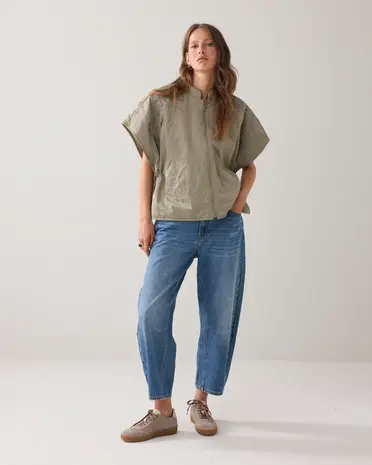 Summum Woman Gilet Padded embroidery - Darkcamo