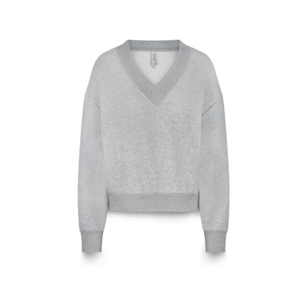Summum Woman Soft V-neck sweat - Mist