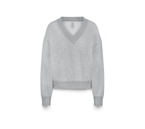 Summum Woman Soft V-neck sweat - Mist