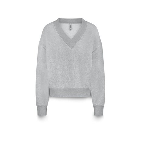 Summum Woman Soft V-neck sweat - Mist