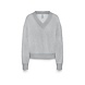 Summum Woman Soft V-neck sweat - Mist