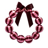 Vondels Wreath burgundy/pink 35.5cm Vondels Wreath burgundy/pink 35.5cm