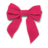 Vondels Velvet bow with clip set of 2 pink 20cm Vondels Velvet bow with clip set of 2 pink 20cm