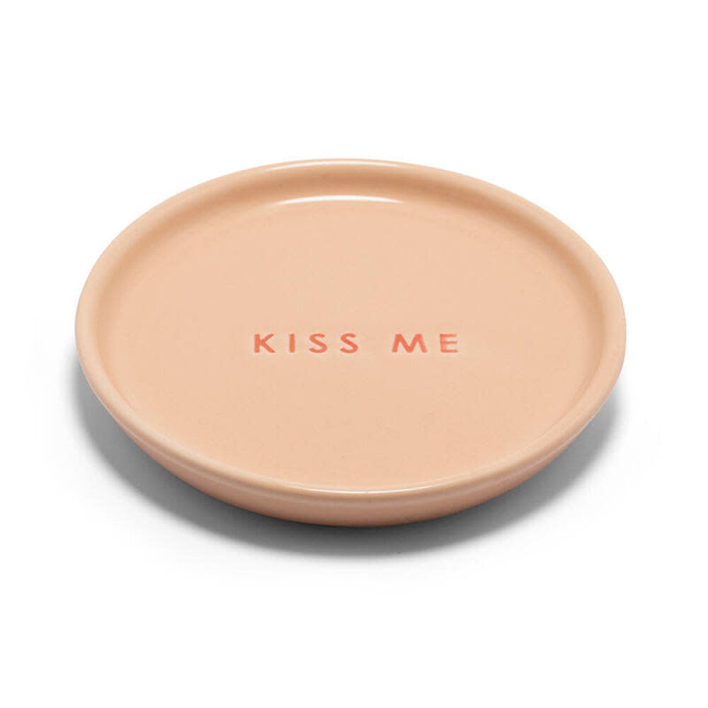 Vondels Ceramic petit four plate KISS ME Vondels Ceramic petit four plate KISS ME