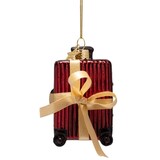 Vondels Ornament burgundy ribbed suitcase Vondels Ornament burgundy ribbed suitcase