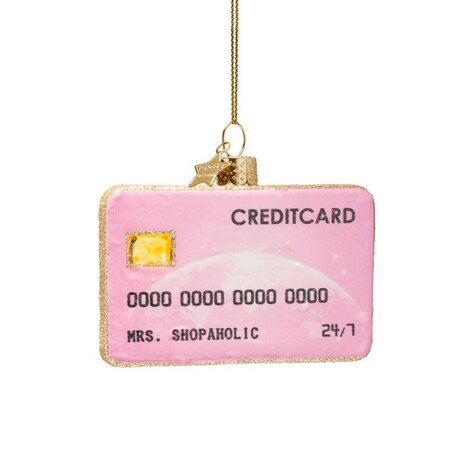Vondels Ornament pink opal credit card