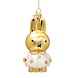 Vondels Ornament Nijntje/Miffy gold w/star dress
