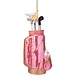 Vondels Ornament opal pink golf bag