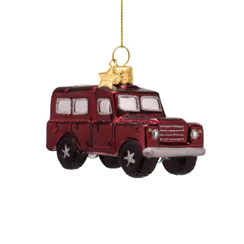 Vondels Ornament burgundy SUV car
