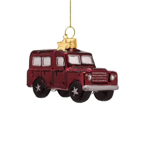 Vondels Ornament burgundy SUV car