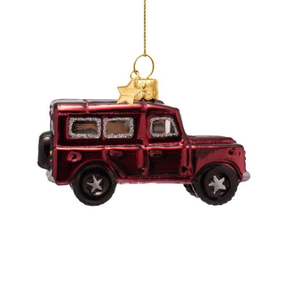 Vondels Ornament burgundy SUV car