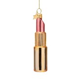 Vondels Ornament shiny gold/ pink lipstick