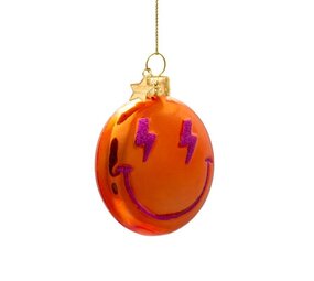 Vondels Ornament orange smiley