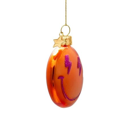 Vondels Ornament orange smiley