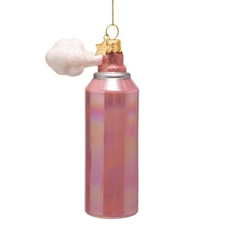 Vondels Ornament pink oil hairspray