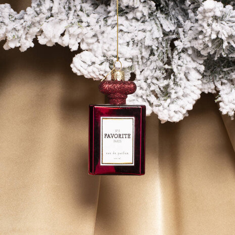 Vondels Ornament burgundy perfume w/glitters