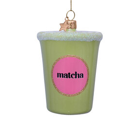 Vondels Ornament Matcha tea latte Vondels Ornament Matcha tea latte