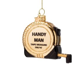 Vondels Ornament shiny gold tape measure Vondels Ornament shiny gold tape measure