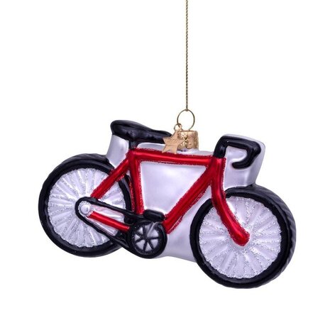 Vondels Ornament red racing bike