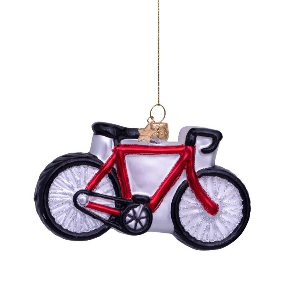 Vondels Ornament red racing bike