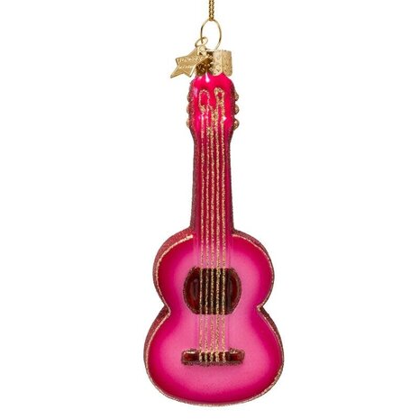Vondels Ornament raspberry pink guitar