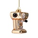 Vondels Ornament shiny gold coffee machine