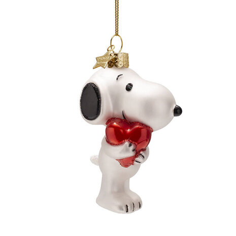 Vondels Ornament Snoopy/Peanuts w/ heart