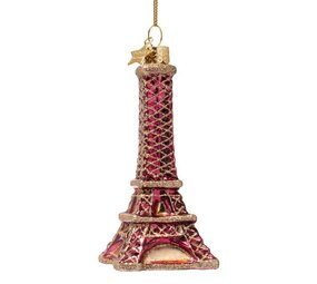 Vondels Ornament burgundy Eiffel tower Vondels Ornament burgundy Eiffel tower