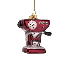 Vondels Ornament burgundy coffee machine Vondels Ornament burgundy coffee machine