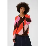 Culture Diga Kimmy Cardigan - Brown/Pink Mix Culture Diga Kimmy Cardigan - Brown/Pink Mix