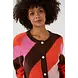 Culture Diga Kimmy Cardigan - Brown/Pink Mix