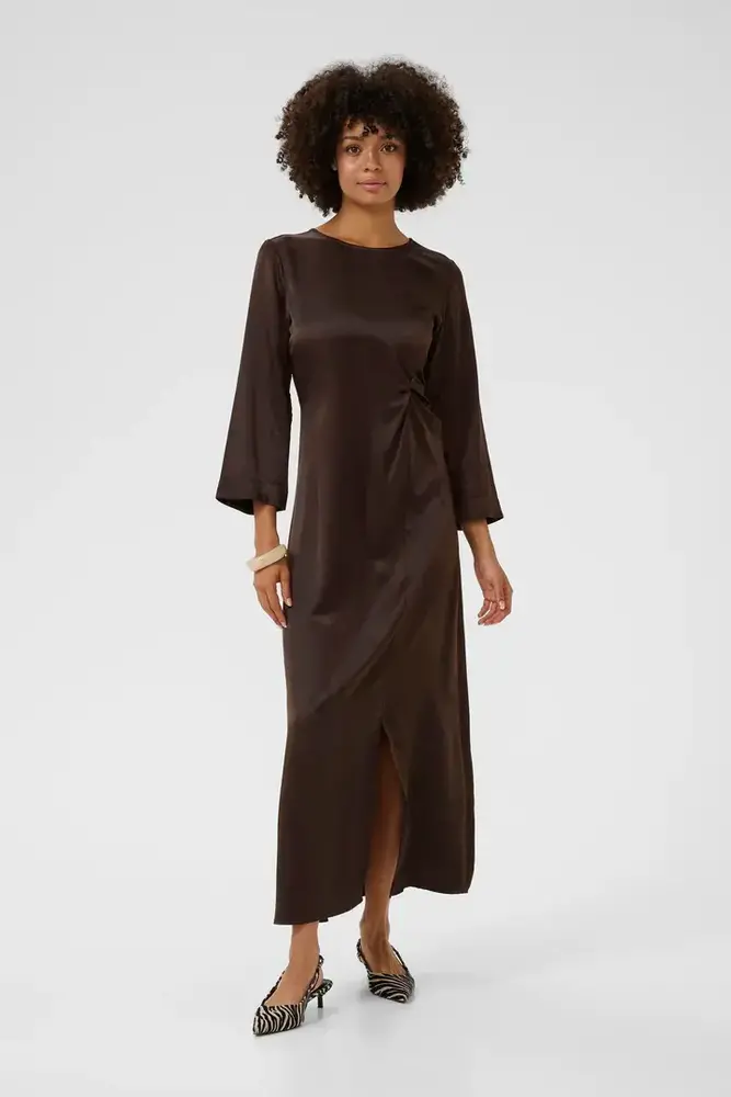 Culture Mollie Dress - Coffee Bean