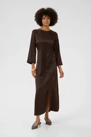 Culture Mollie Dress - Coffee Bean