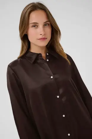 Culture Mollie Shirt - Coffee Bean