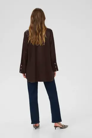 Culture Mollie Shirt - Coffee Bean