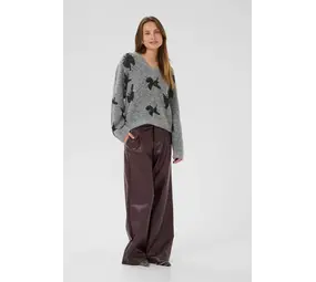 Culture Freya Pullover - Mid Grey/Black Melange Culture Freya Pullover - Mid Grey/Black Melange