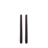 Uyuni LED taper candle, Dusty mulberry, Smooth, 2-pack, 2,3x25 cm Uyuni LED taper candle, Dusty mulberry, Smooth, 2-pack, 2,3x25 cm