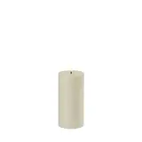 Uyuni LED pillar candle, Oyster grey, Smooth, 7,8x15 cm Uyuni LED pillar candle, Oyster grey, Smooth, 7,8x15 cm