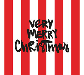 Ppd Servetten Formart Happy XMas 33x33 Ppd Servetten Formart Happy XMas 33x33