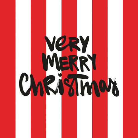 Ppd Servetten Formart Happy XMas 33x33